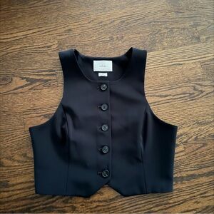 Wilfred Black Buttoned Top - Size 4